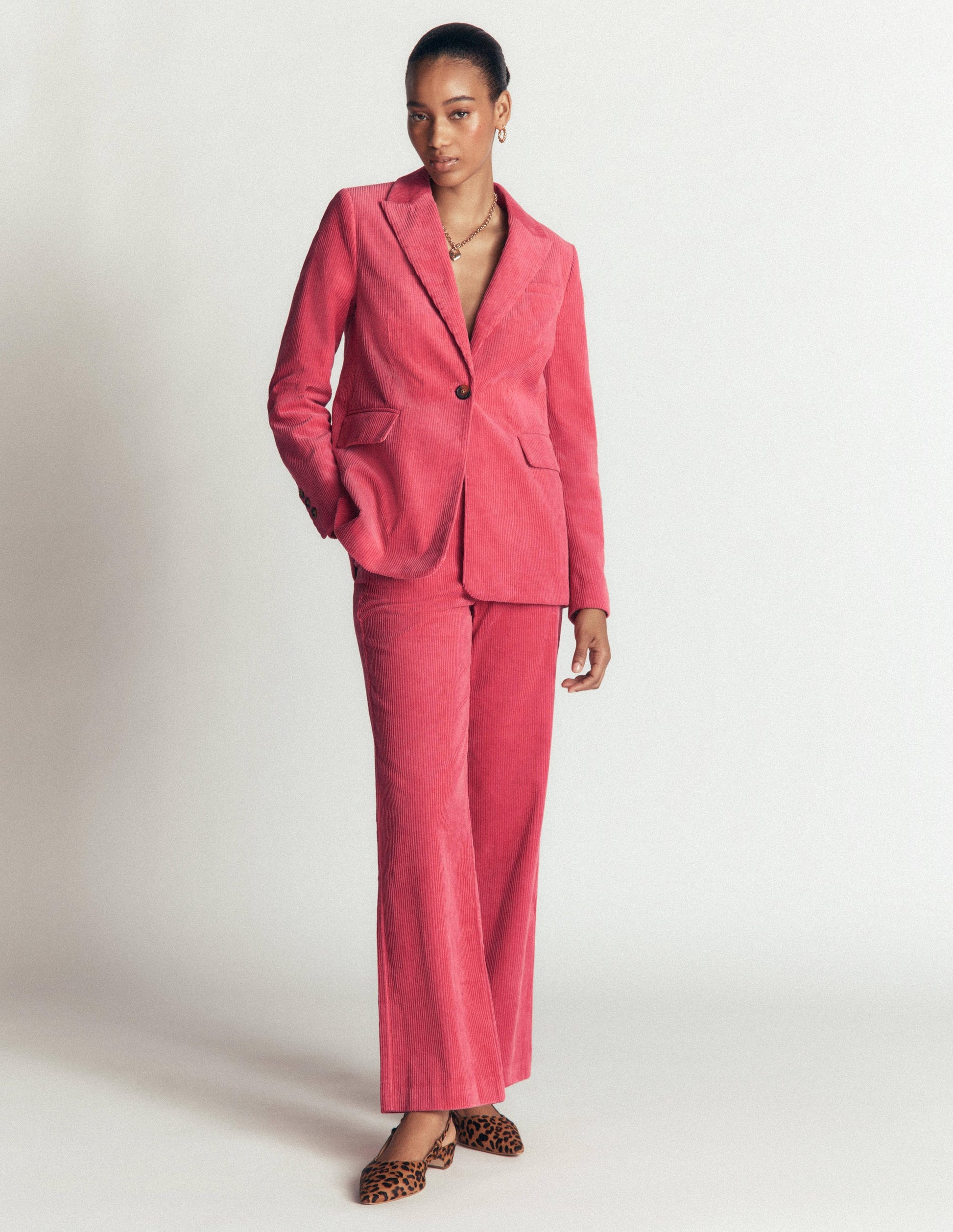 Woodbridge Cord-Blazer-Kirschrot-3