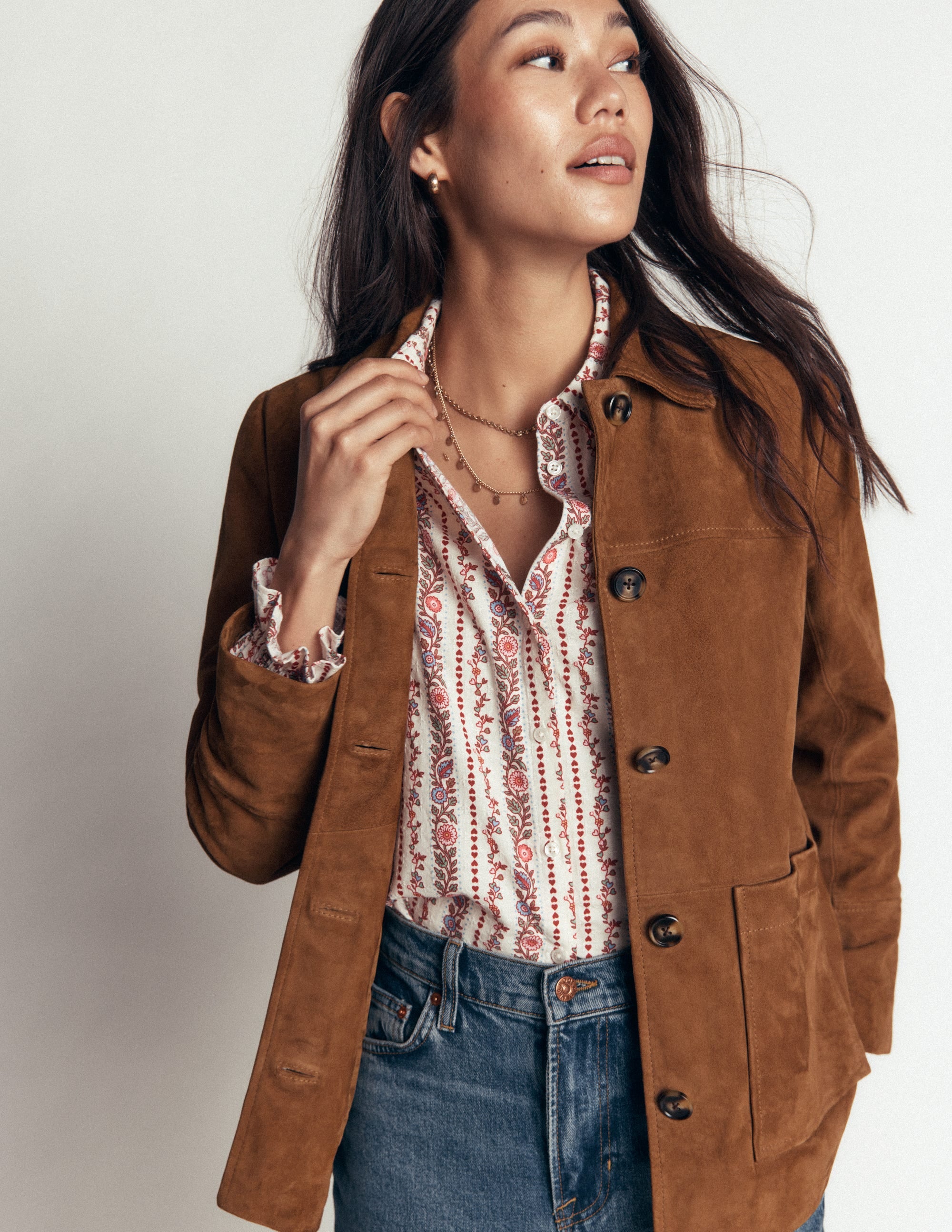 Fife Wildleder-Arbeitsjacke-Hellbraun - Image 5