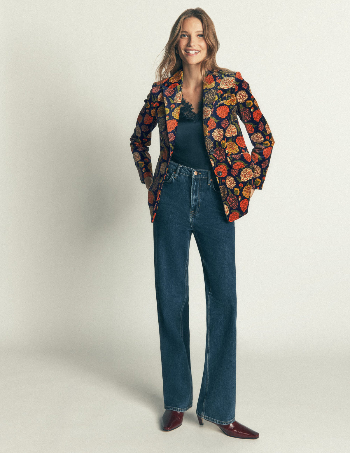 Stamford Samtblazer-Bunt, Juwelenstrauß - Image 5