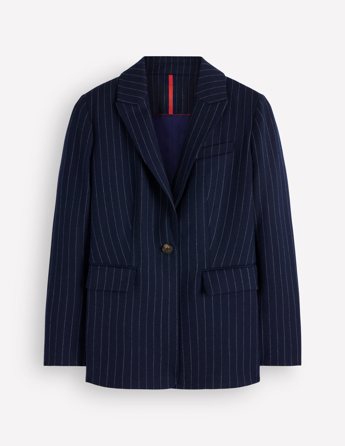 Woodbridge Blazer aus Wollmischgewebe-Navy, Nadelstreifen - Image 8