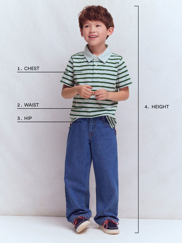 How to measure – Cosy Borg Jacket-Colour Block
